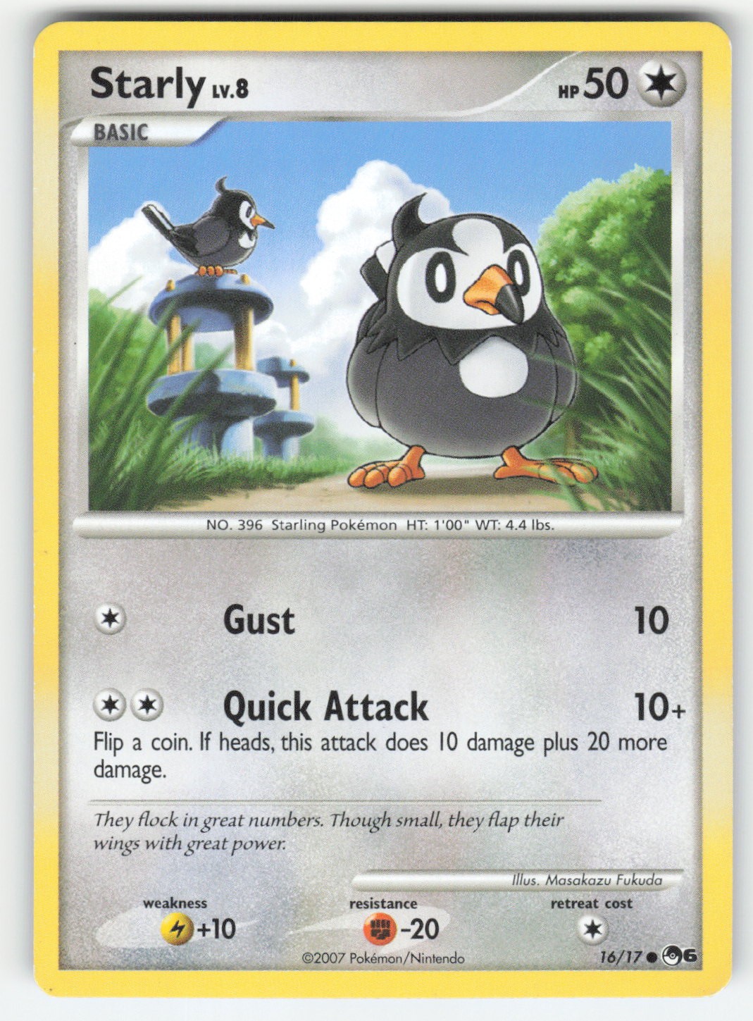 Starly (016) Common POP Series 6 016/017 – Pokemon MP