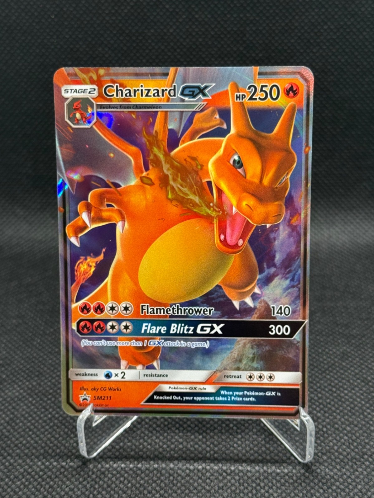 Charizard GX – SM211 Promo NM