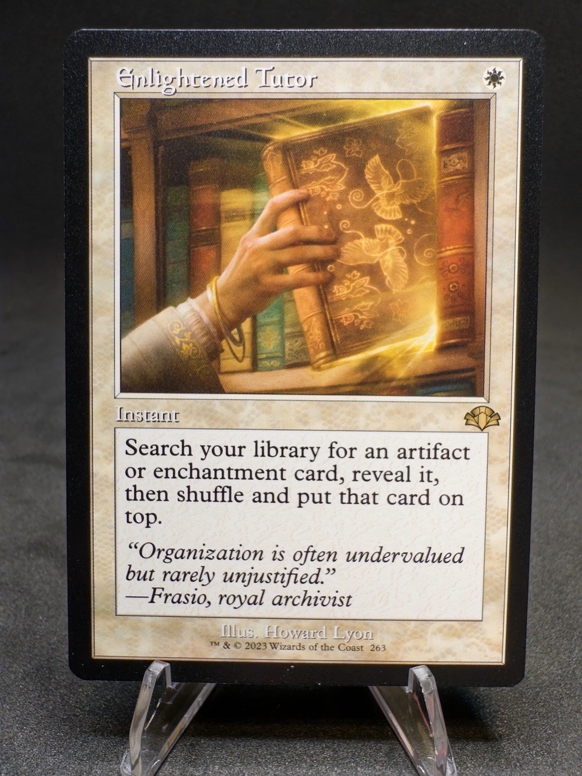 Enlightened Tutor (Retro Frame) Dominaria Remastered Regular NM