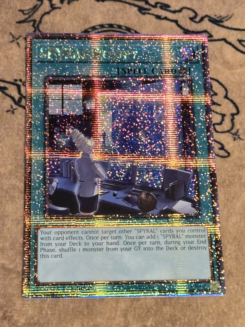 Yugioh SPYRAL Resort RA04-EN277 1st Ed Quarter Century Secret Rare NM Presale