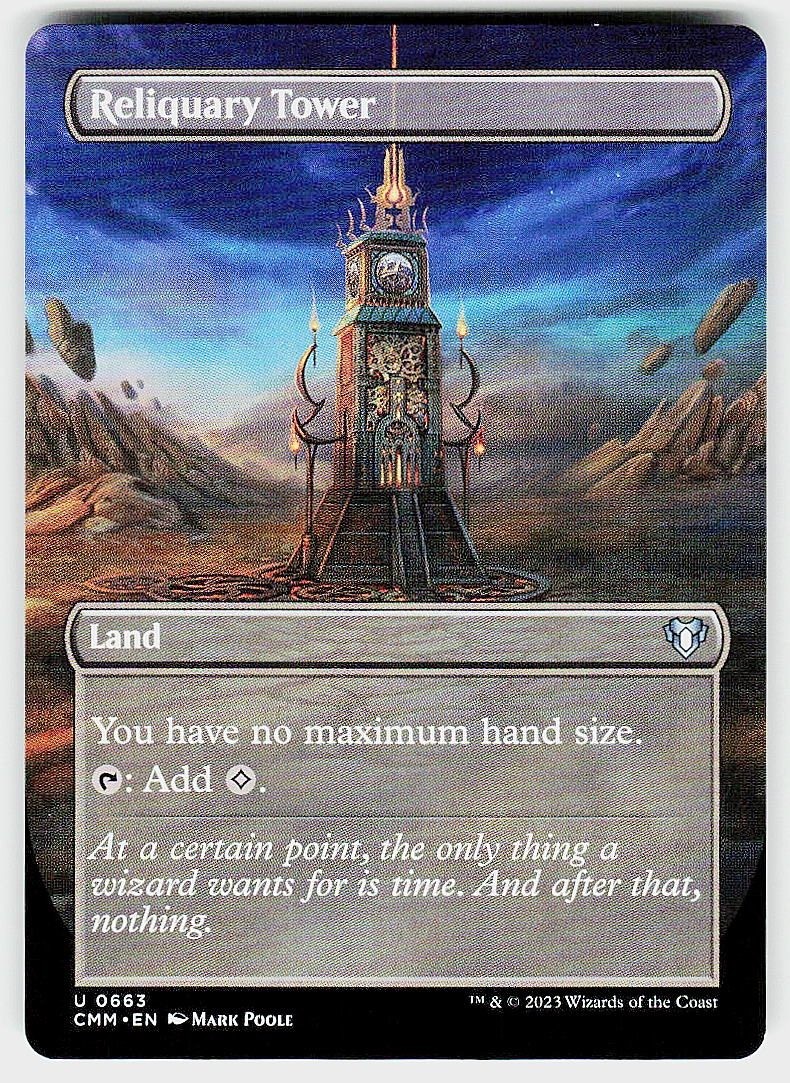 Reliquary Tower (Borderless) Commander Masters 663 NM