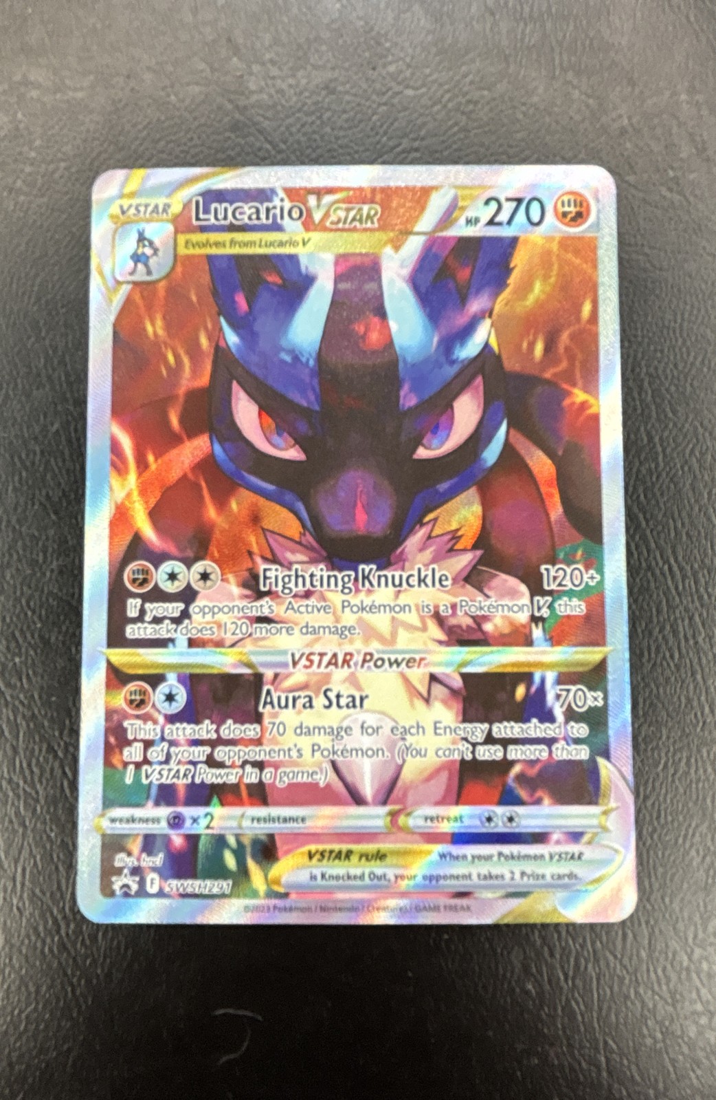 POKEMON CENTER Lucario VSTAR SWSH291 – Sealed Promo – SWSH: Sword & Shield