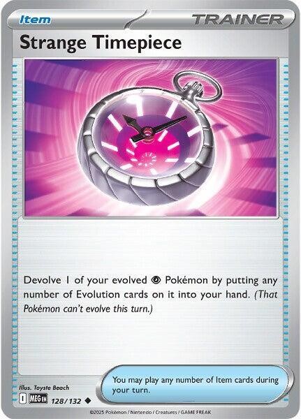 Strange Timepiece #128/132 Me01 Mega Evolution Reverse Holo Pokemon TCG NM