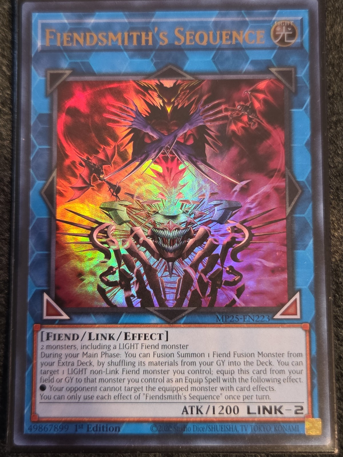 x1 Fiendsmith’s Sequence – MP25-EN223 – Ultra Rare – 1st Edition Yu-Gi-Oh! M/NM