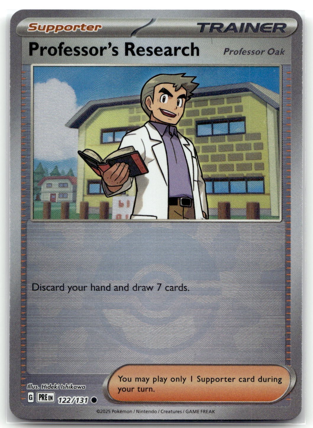 Professor’s Research [Professor Oak] (Poke Ball Pattern) 122/131 Holo Pokemon NM