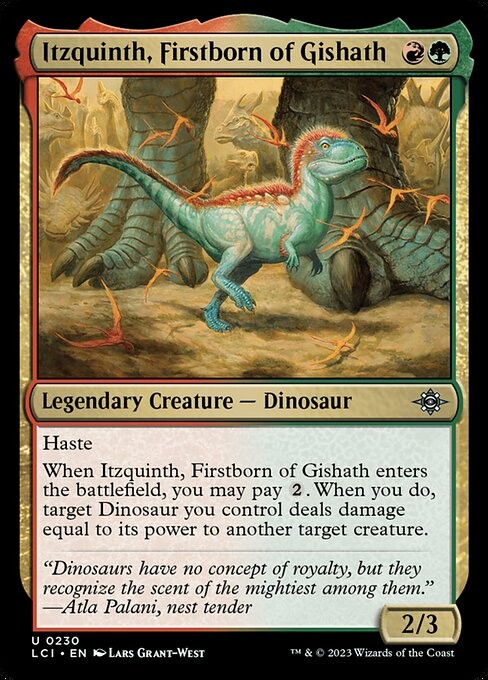 Itzquinth, Firstborn of Gishath 230 U Normal LCI MTG NM