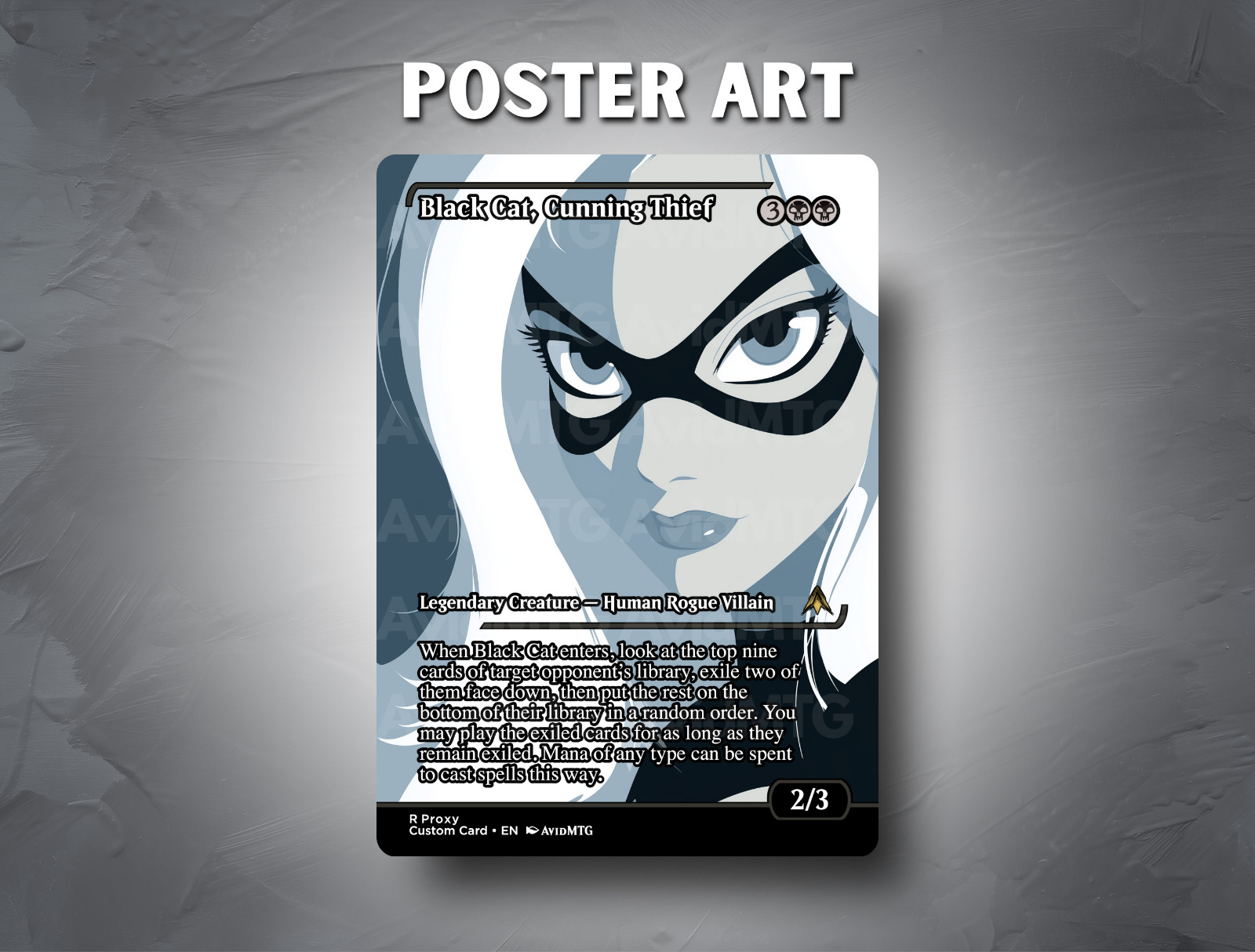 Black Cat, Cunning Thief – Custom Card