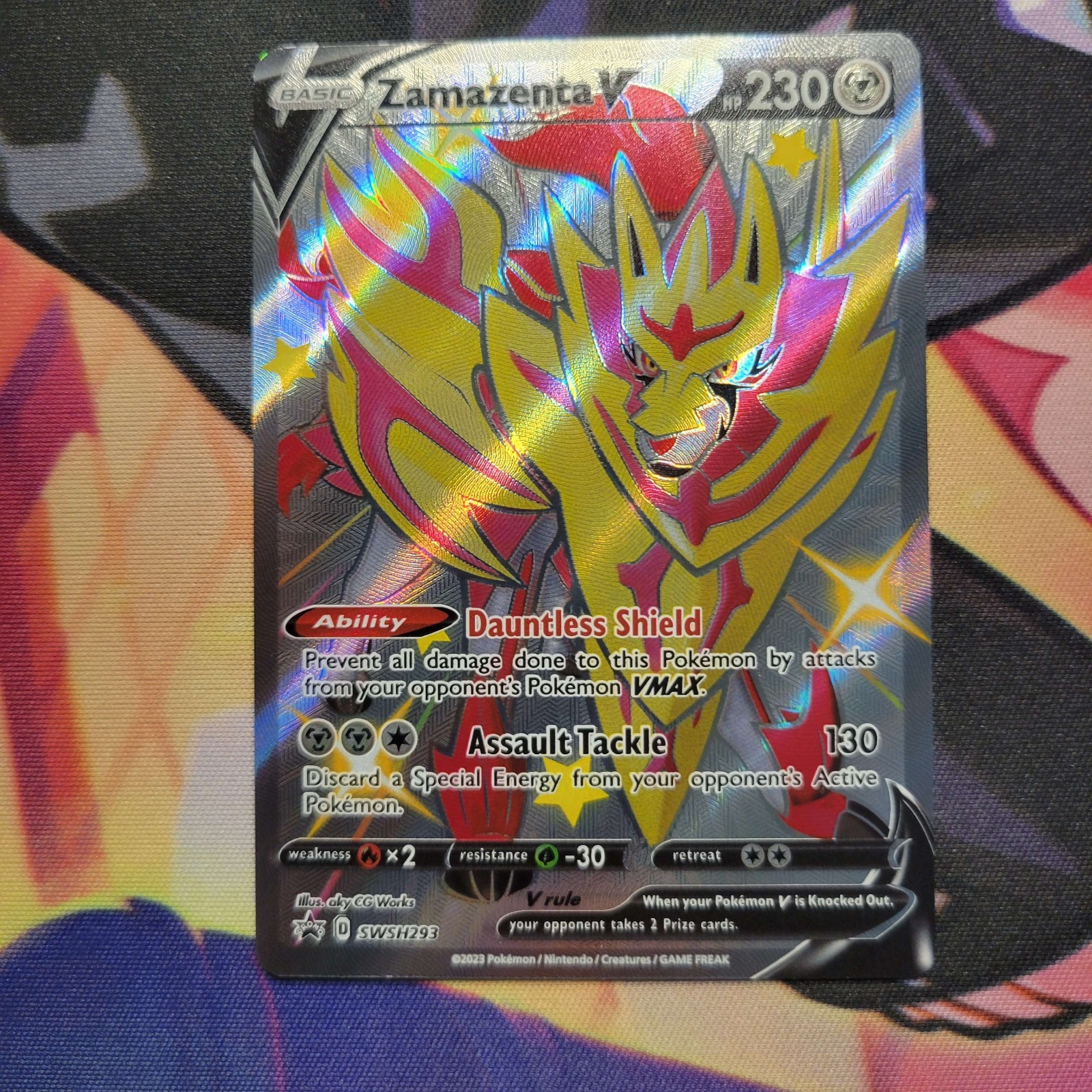 Zamazenta V SWSH293 Promo Holofoil SWSH: Sword & Shield Promo Cards NM