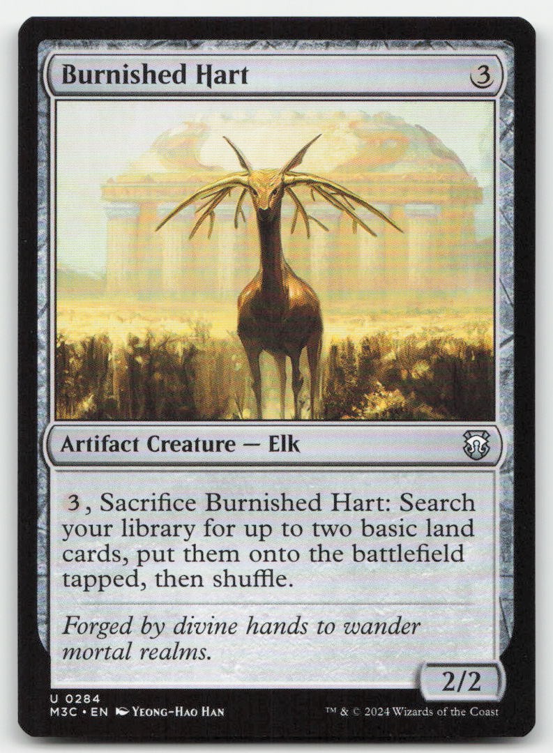 Burnished Hart 284 M3C Commander: Modern Horizons 3 Magic MTG NM