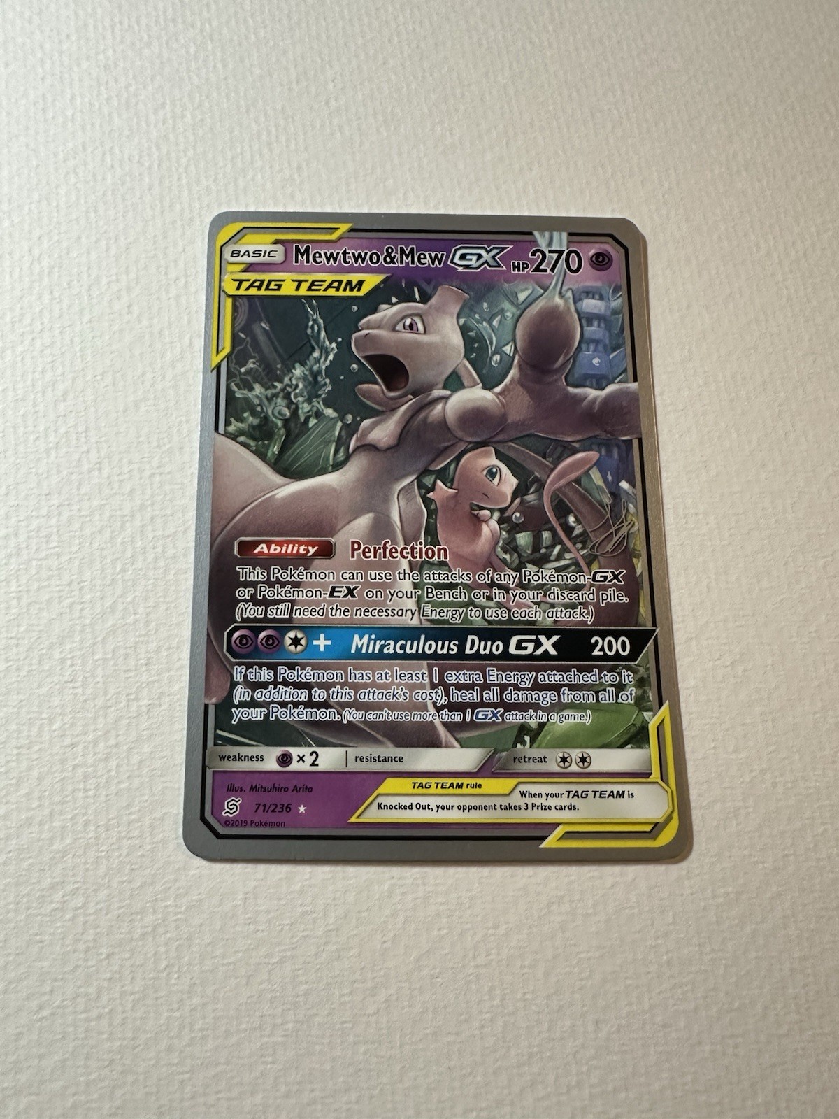 Mewtwo & Mew GX (2019 World Championship Decks) #71/236 – Lightly Played (LP)