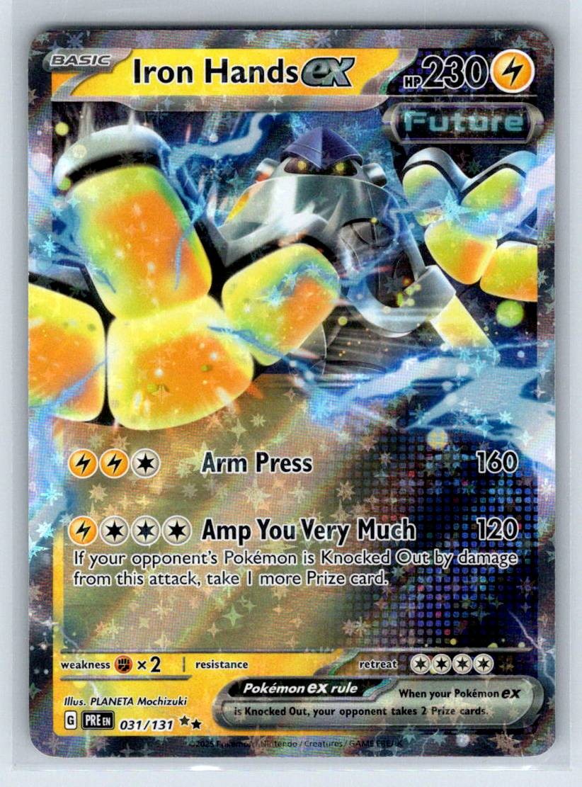 Iron Hands ex SV04: Paradox Rift PAR 070/182 Holofoil NM PLANETA Mochizuki