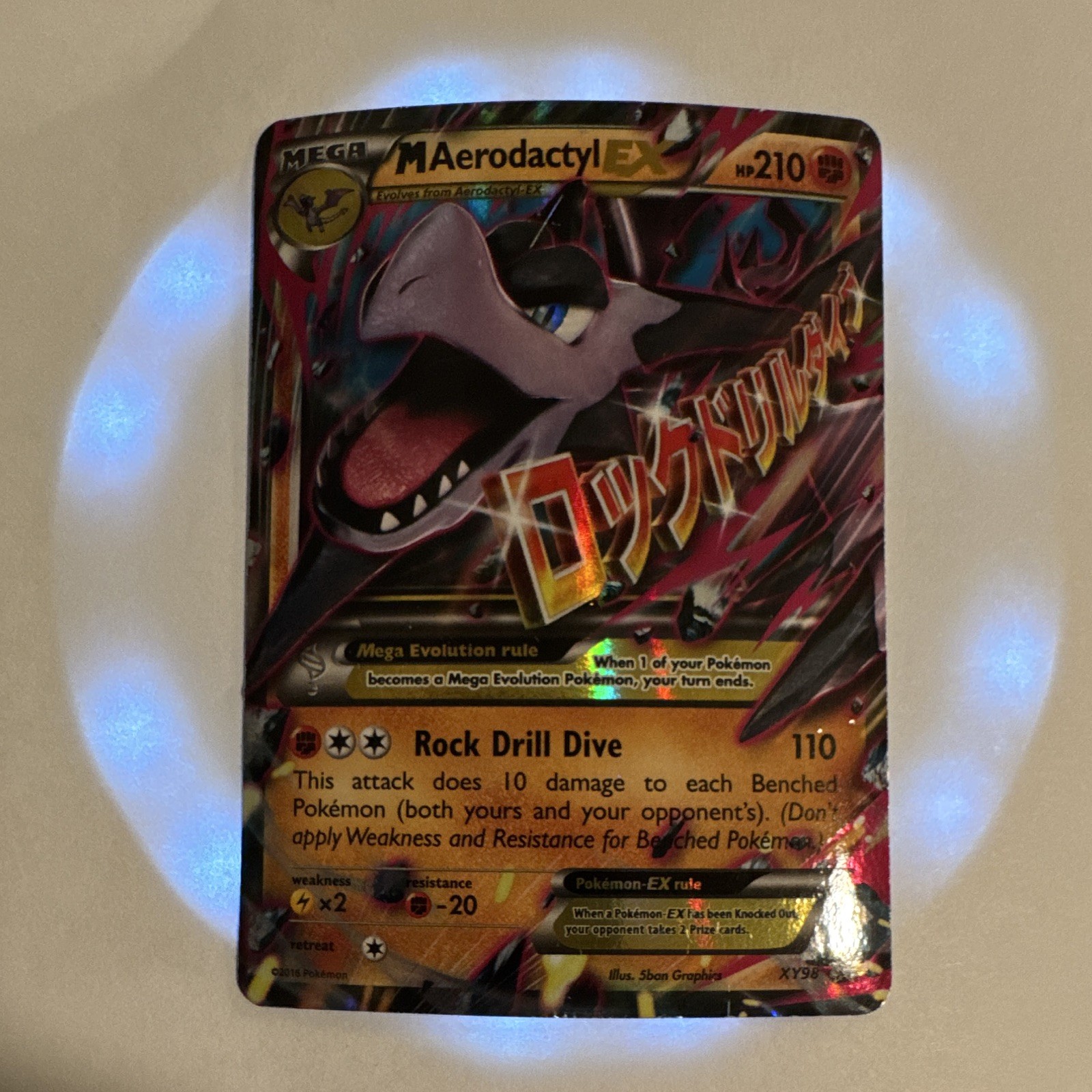 M Aerodactyl EX XY98 XY Holo NM