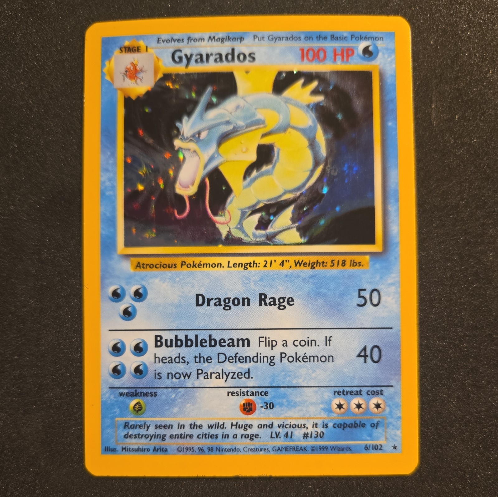 Gyarados 006/102 Base Set Holo