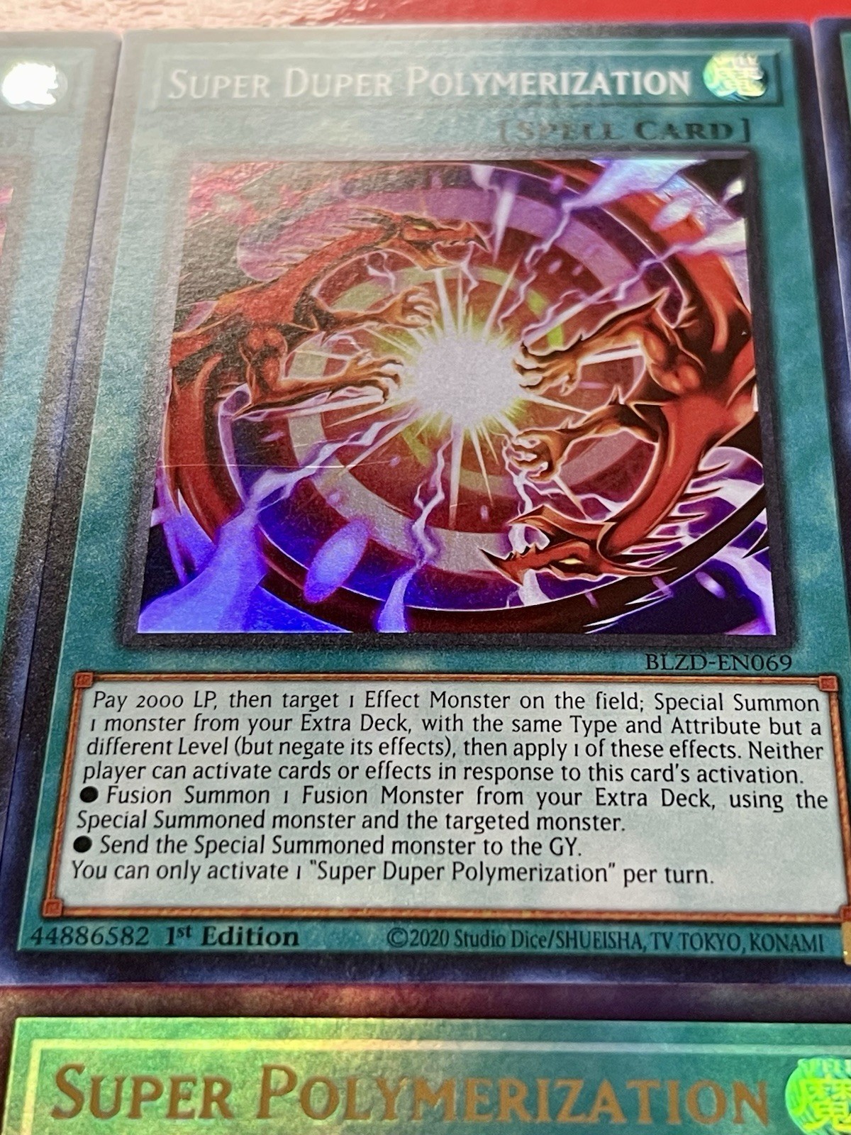 3x Super Polymerization + 3x Super Duper Polymerization | NM | 1st Ed | YuGiOh!