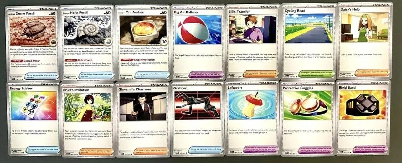 Pokemon TCG 151 English Commons Complete your Master Set