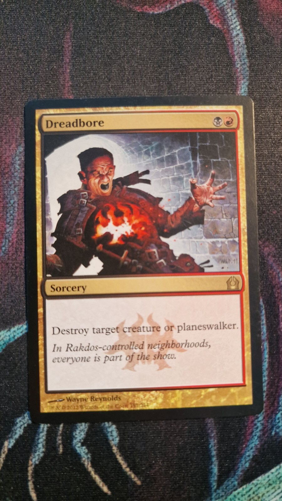 MTG Dreadbore – Return To Ravnica – Rare Multicoloured Card