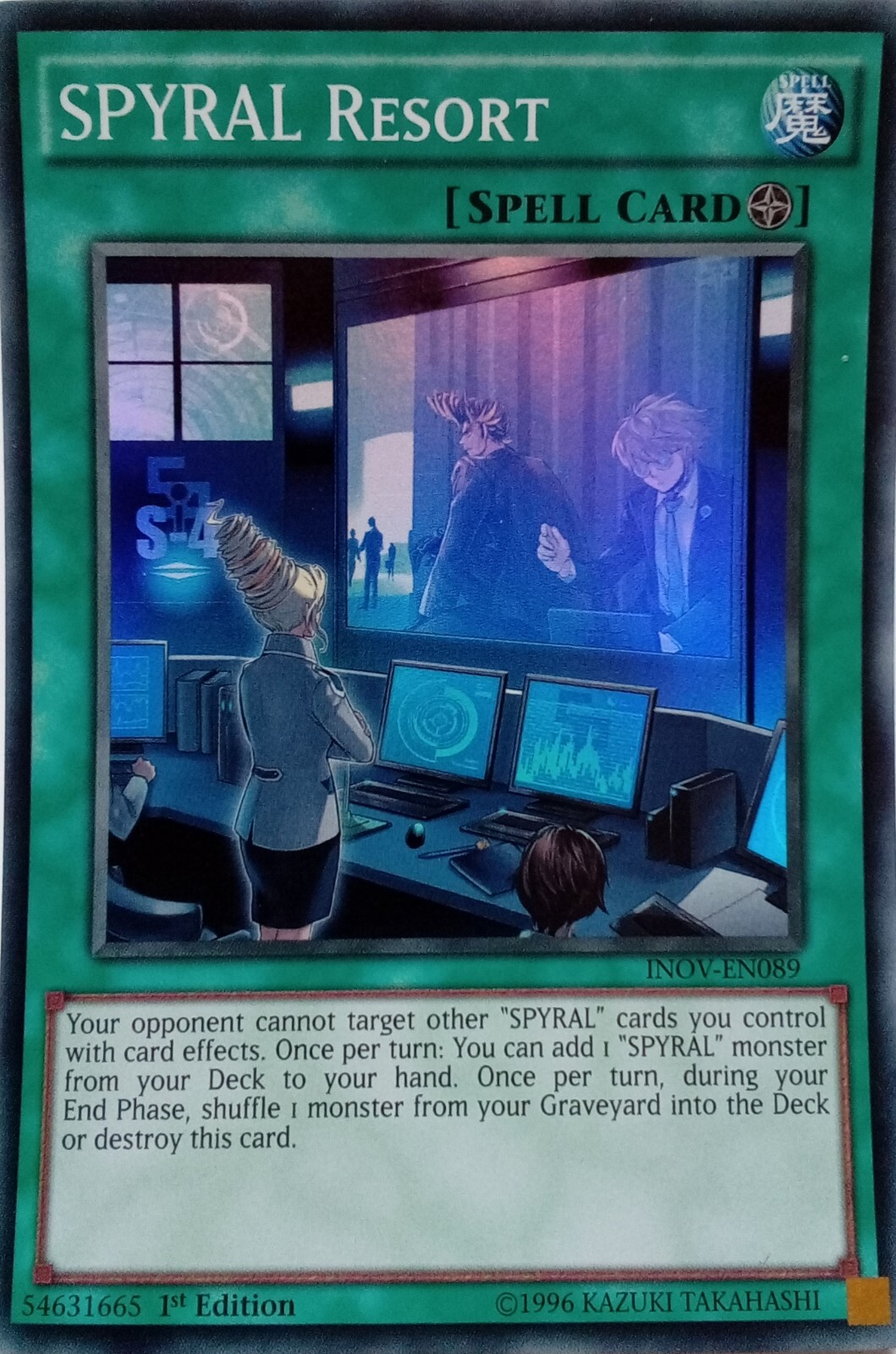 INOV-EN089 SPYRAL RESORT SUPER RARE 1ST EDITION YuGiOh CARD
