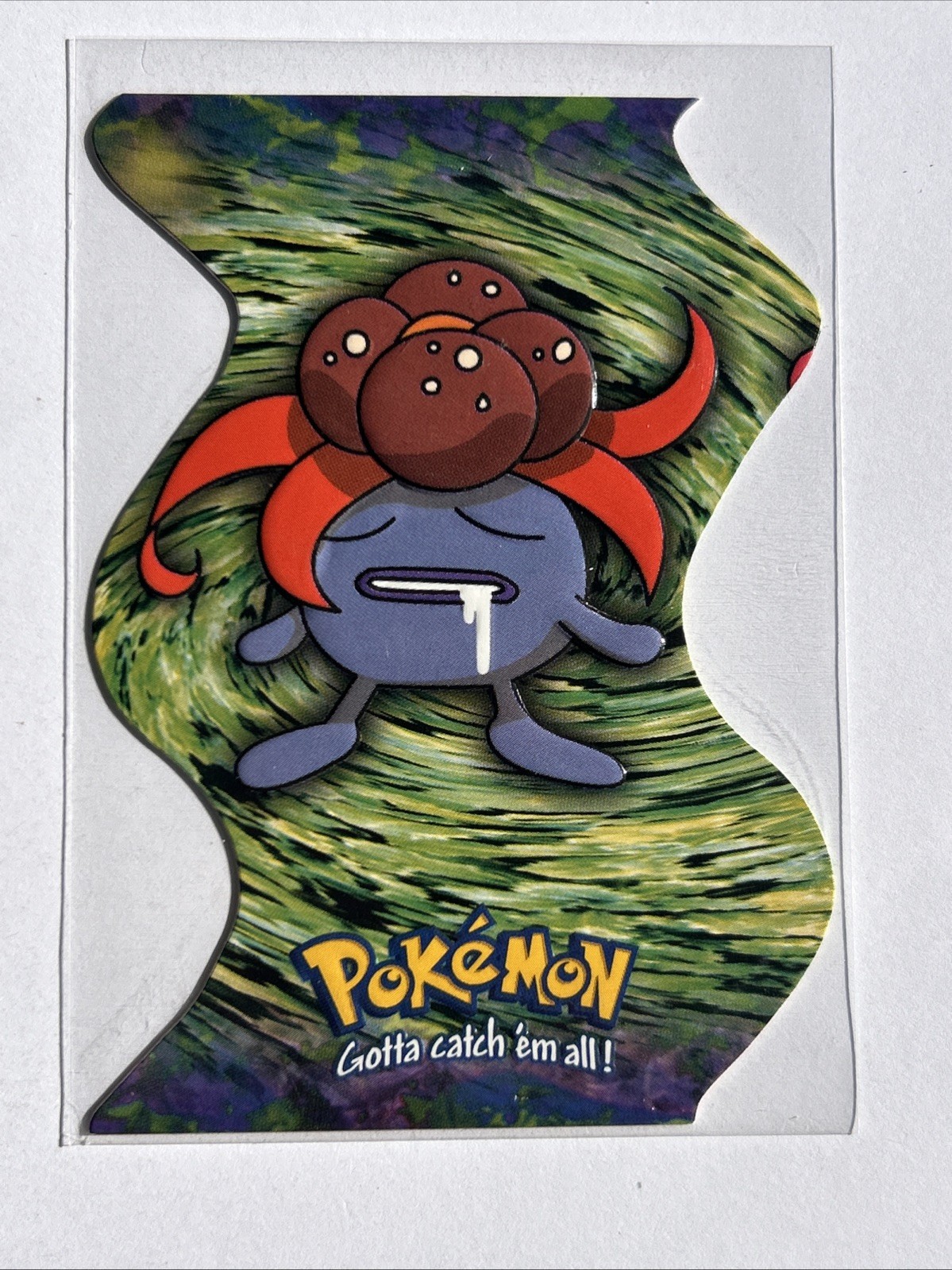GLOOM Topps Pokemon TV Animation Series 2 Die-Cut Embossed #EV5 #44 White LP