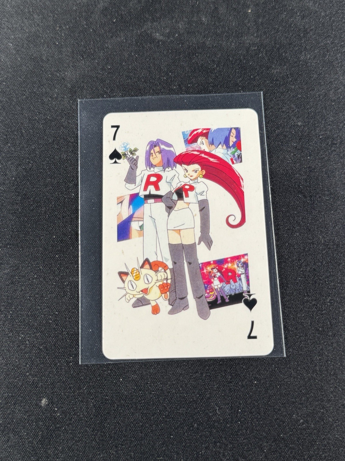 Jesse & James 1999 Pocket Monster Pokémon Vintage Poker Card Holo Back