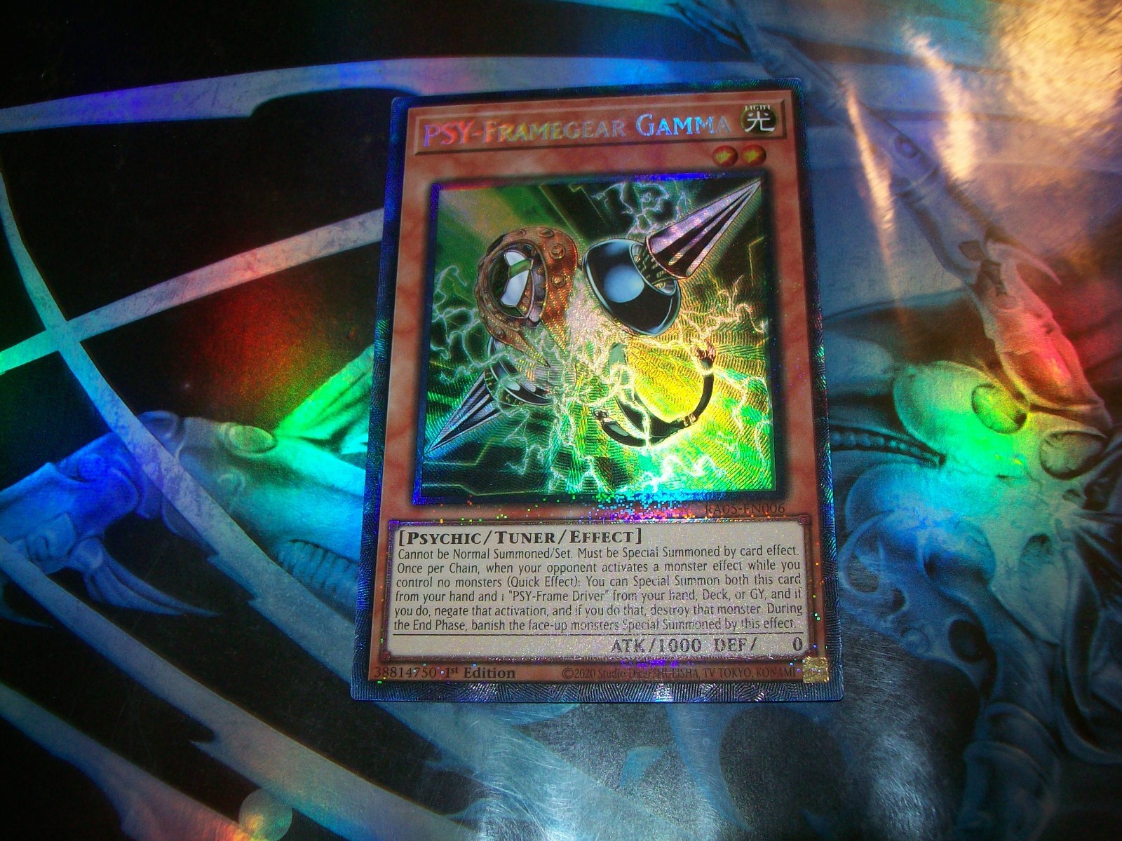 PSY-Framegear Gamma 1st Edition Collector’s Rare RA05-EN006 Yu-Gi-Oh!