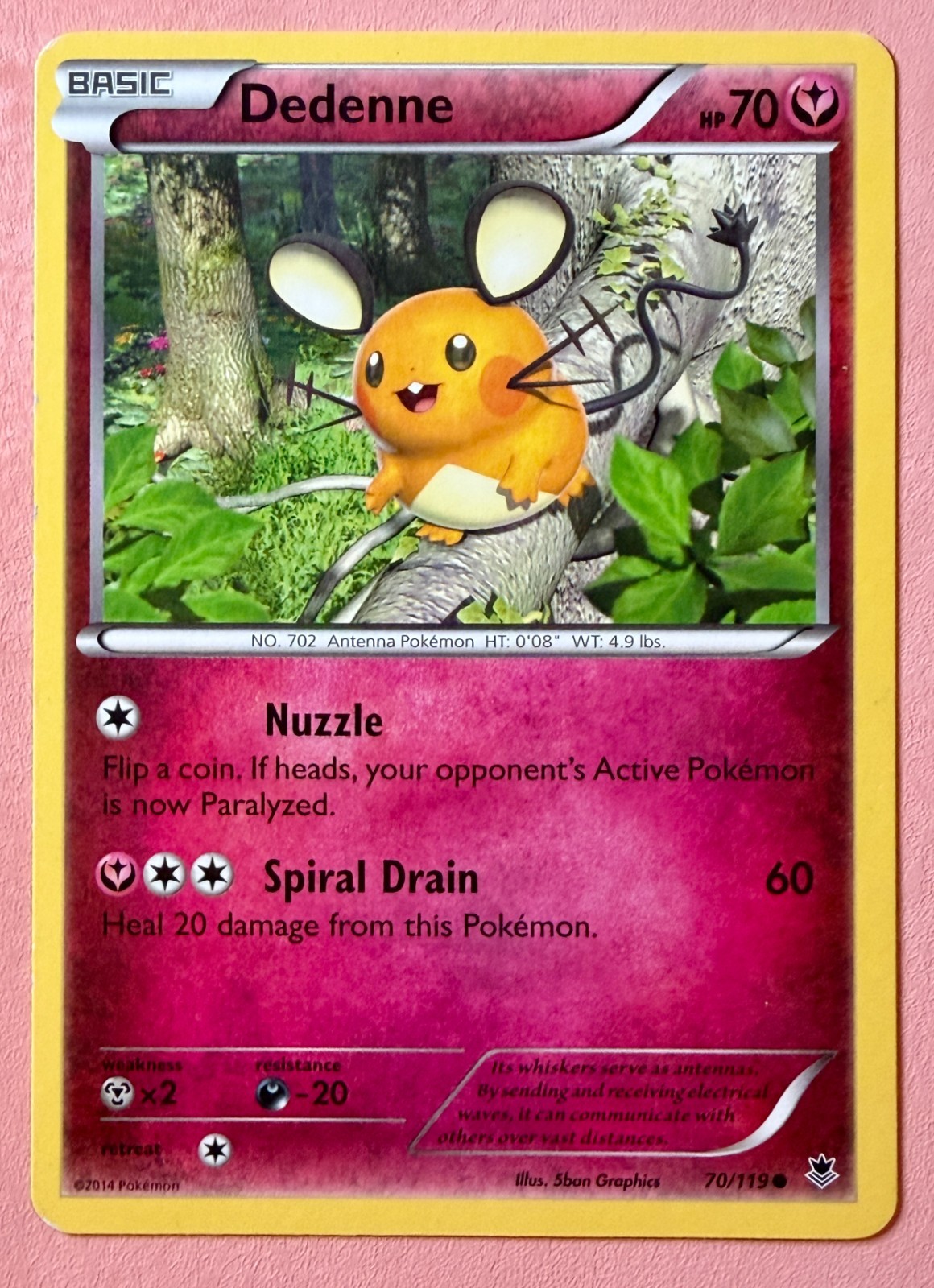 Dedenne~Fairy~Cute Pokemon Cards~ Pretty in Pink Pokemon & Pastel Gallery