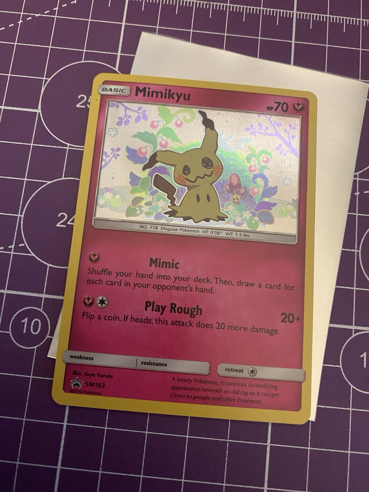 The Pokémon Company Mimikyu SM163 SM Promo Holo 70 HP English Basic