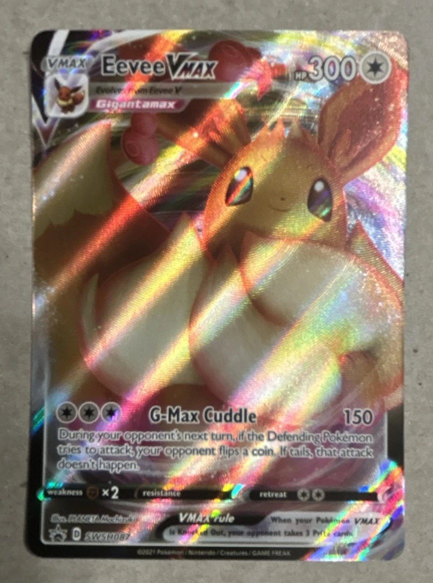 Eevee VMAX SWSH087 SWSH: Sword & Shield Promo Cards Holo