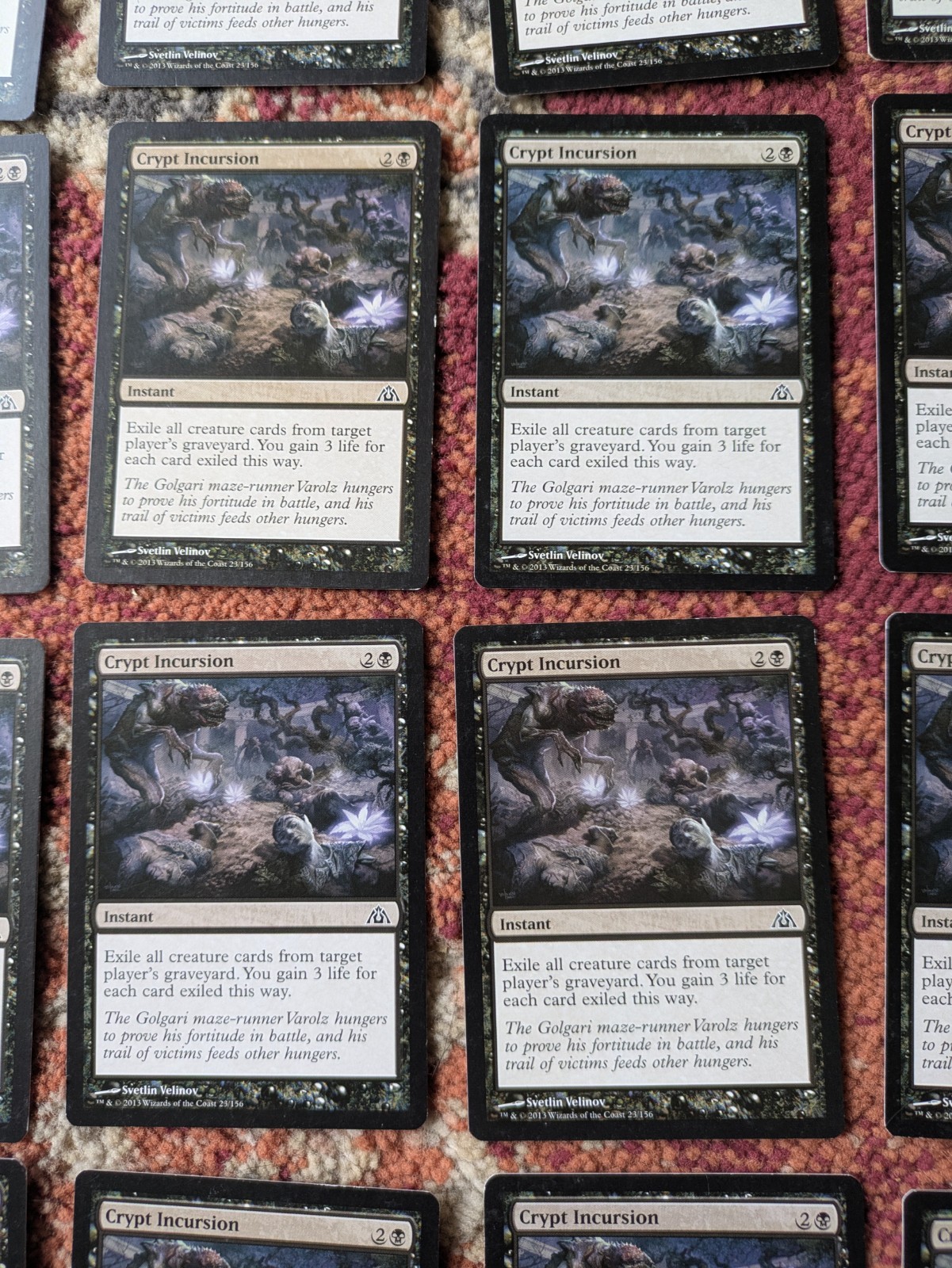 30x Crypt Incursion – DGM (Dragon’s Maze) #23 MTG Magic The Gathering Playset