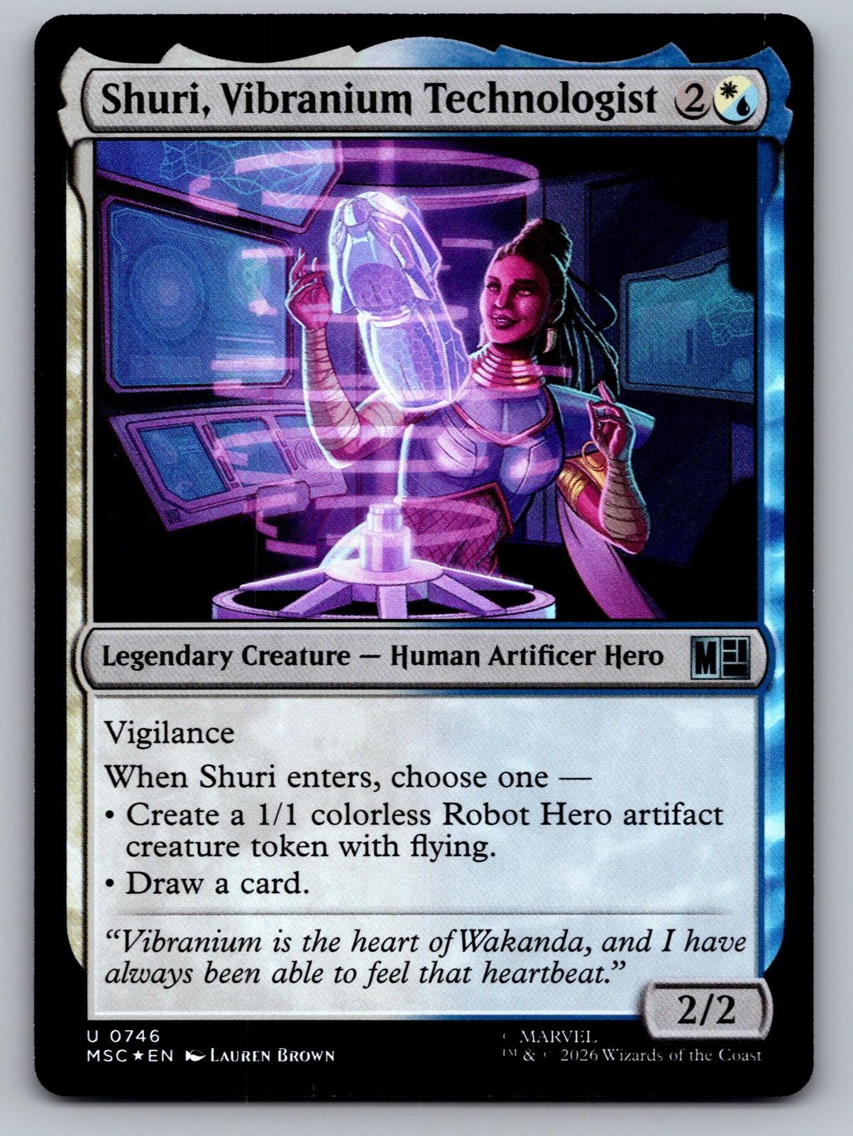 Viv Vision, Teen Synthezoid 256 Marvel Super Heroes Magic: The Gathering Foil NM