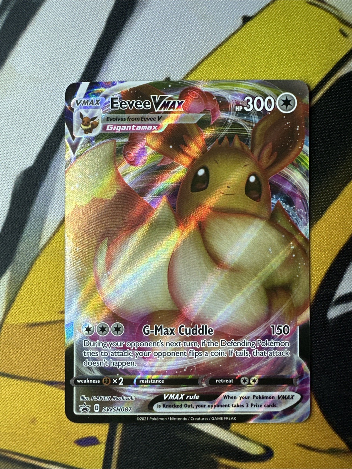 Eevee VMAX Promo Sword & Shield SWSH087 Pokemon TCG LP