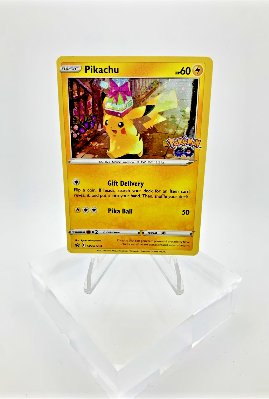 Pikachu – Promo Holo SWSH: Sword & Shield Promo Cards SWSH234 NM Ryota Murayama
