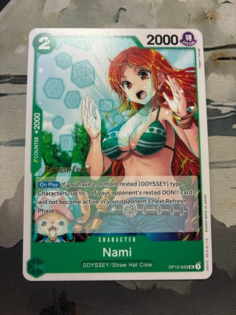 One Piece CCG – Nami OP10-033 (Release Event)