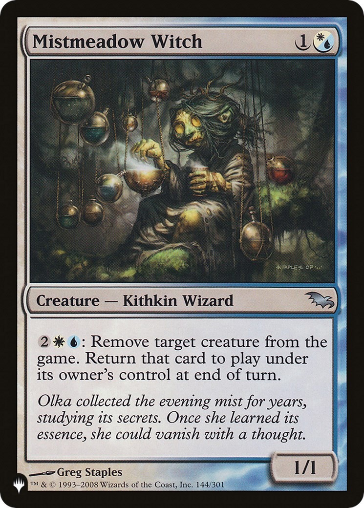 NM – Mistmeadow Witch (SHM) LIST – 144/301 The List Reprints