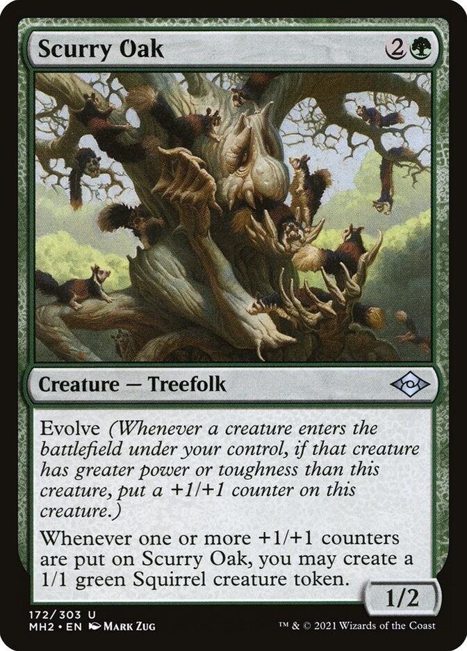 MTG Scurry Oak Modern Horizons 2 172 NM