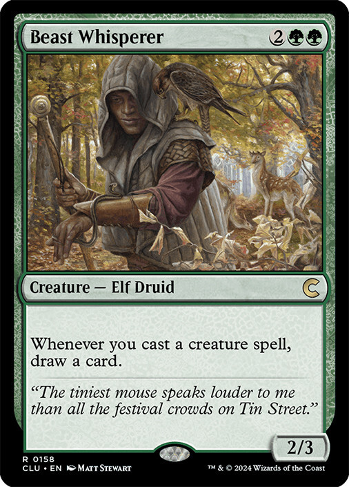 MTG Beast Whisperer – Ravnica: Clue Edition #158