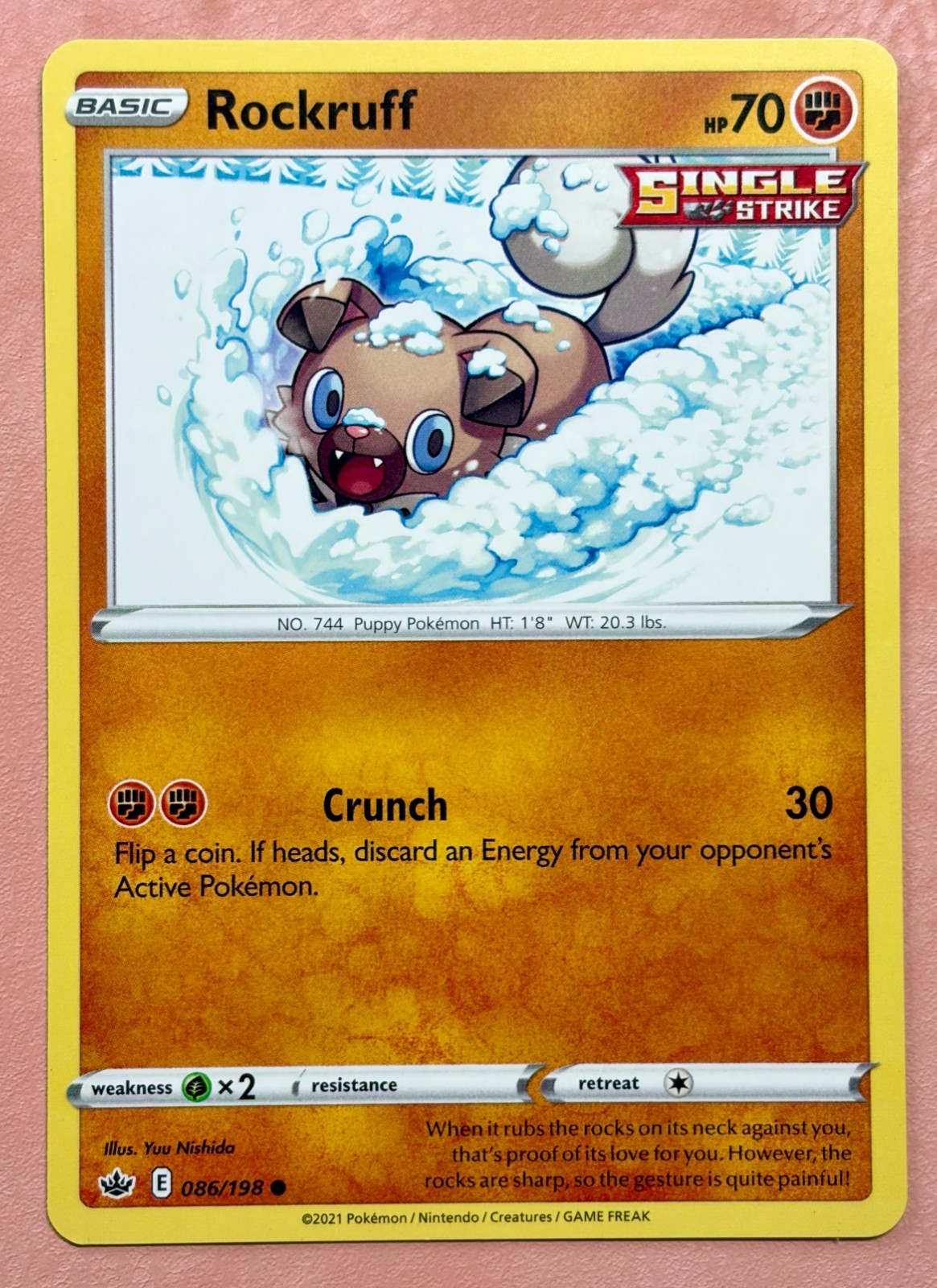 Rockruff~ Cute Pokemon Cards~ Fighting-Type Pokemon Collection