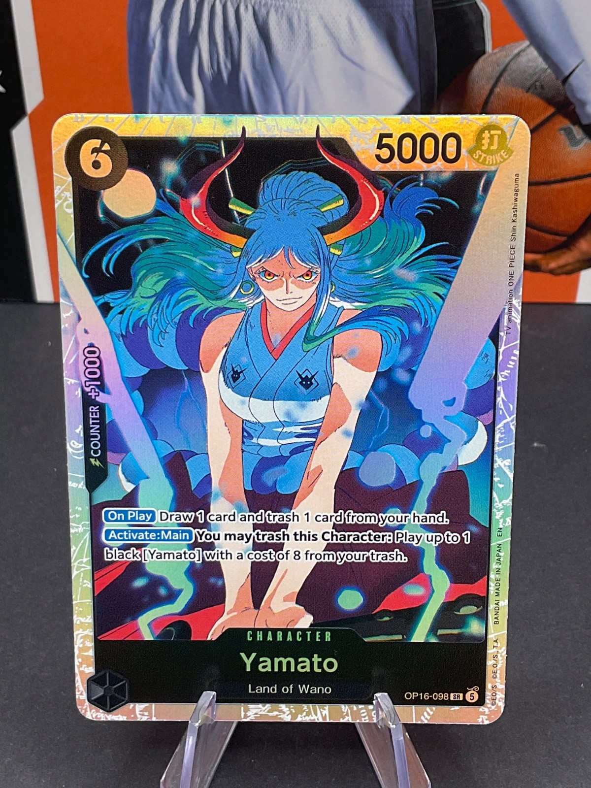 Yamato OP16-098 SR Super Rare The Time of Battle English One Piece TCG