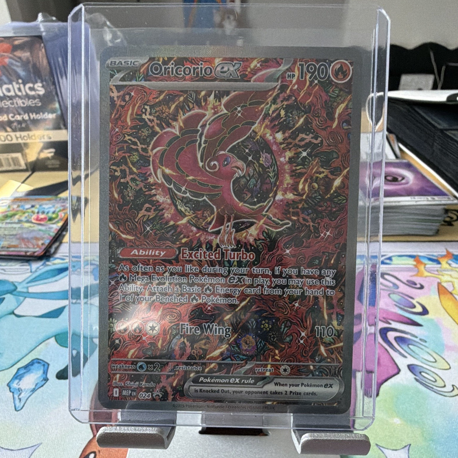 Oricorio Ex 190 HP #024 ME: Mega Evolution Promo Holo Pokemon TCG English
