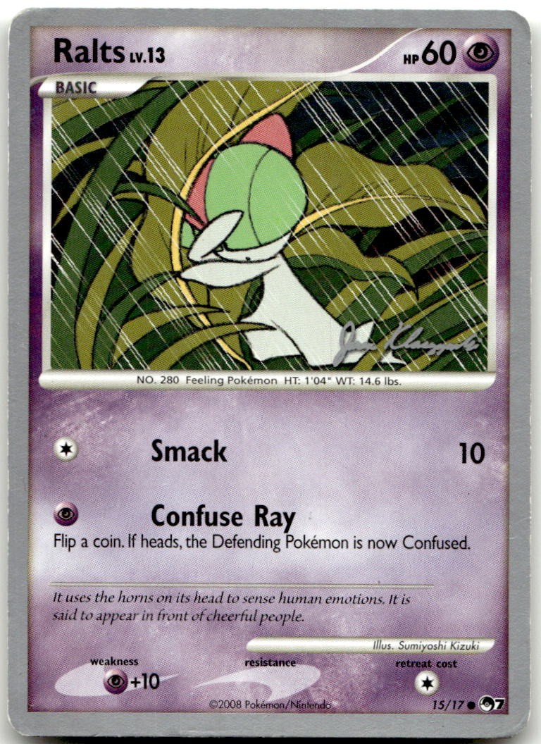 Ralts (15) (Jason Klaczynski) 15/17 Common World Championship Decks Pokemon DMG