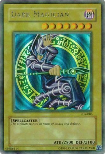 *** DARK MAGICIAN *** ORIGINAL ULTRA RARE SDY-006 (HP) YUGIOH!