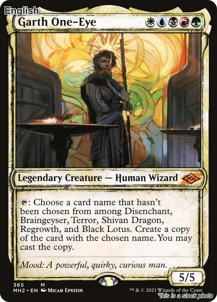 Magic Garth One-Eye (Showcase) 365 Mythic Modern Horizons 2 NM