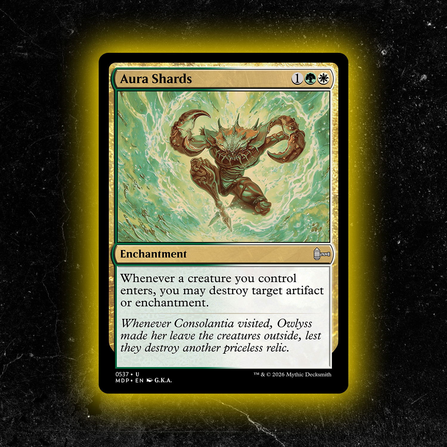 Aura Shards – Custom MTG Commander / Playtest Card