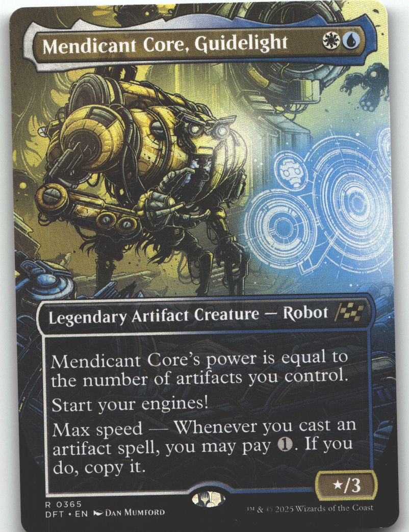 Mendicant Core, Guidelight (Borderless) [DFT – 365] Rare NM Aetherdrift