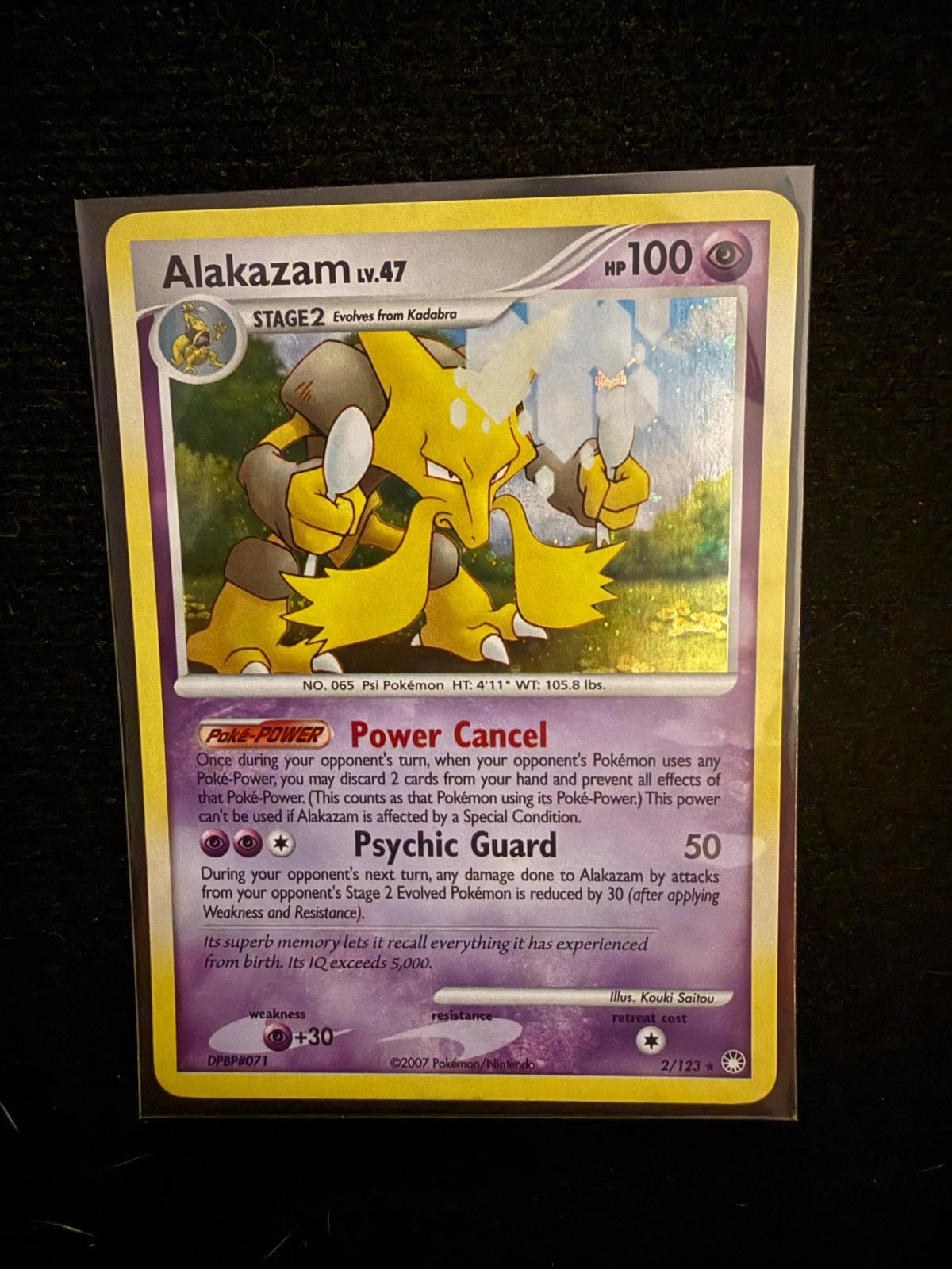 Alakazam 2/123 Mysterious Treasures Holo Rare English Lightly played