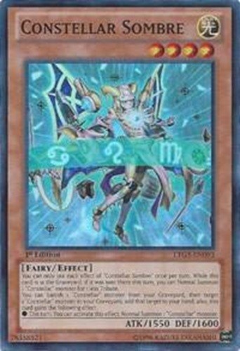 *** CONSTELLAR SOMBRE *** ORIGINAL 1ST EDITION SUPER RARE LTGY-EN093 YUGIOH!