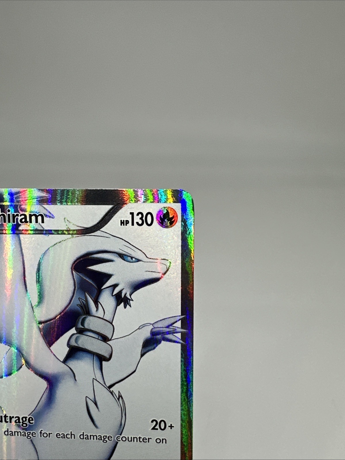 Reshiram Full Art 113/114 Black & White Holo LP Lightly Played 2011 Pokemon Card