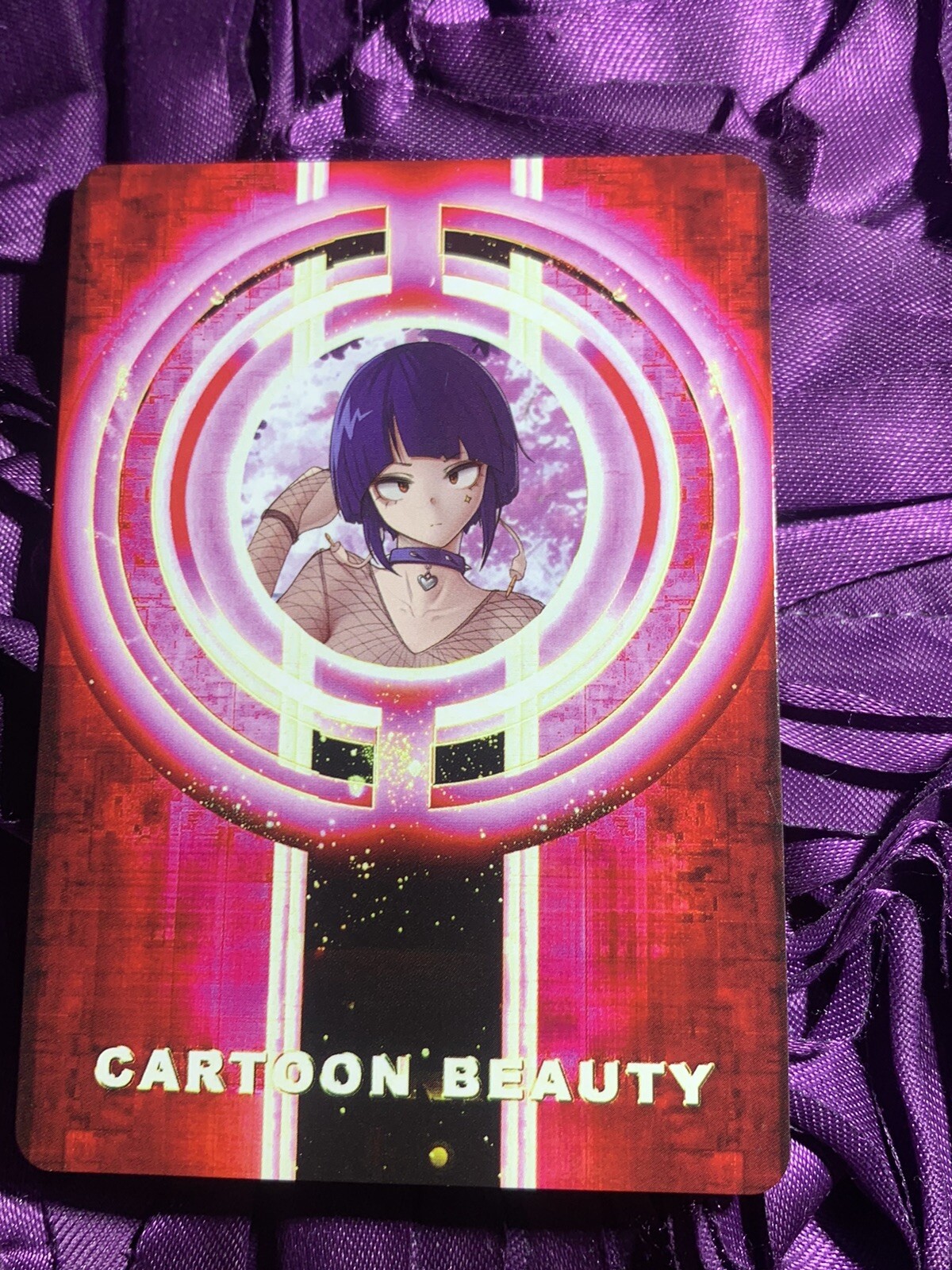 Kyoka Jiro MY HERO ACADEMIA Anime ACG Waifu Gold Cartoon Beauty Holo Card