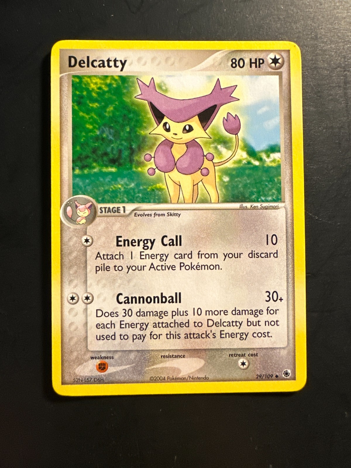 2004 Pokemon EX Ruby & Saphire Delcatty 29 /109 Base Card