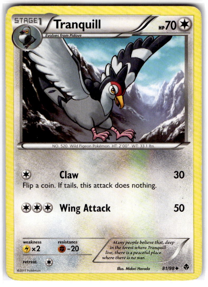 Tranquill 81/98 – Uncommon – Emerging Powers – Moderately Played