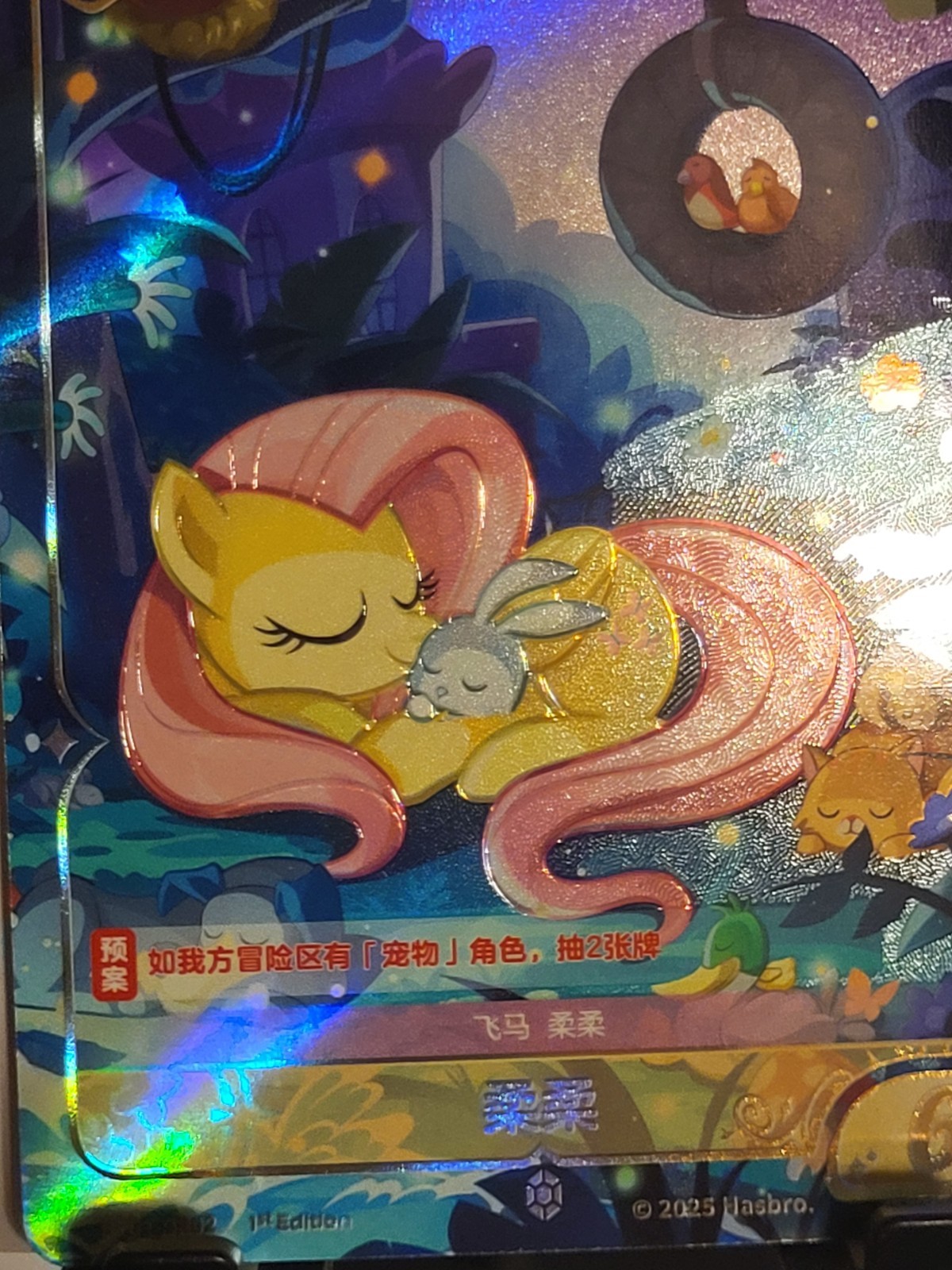 Kayou My little Pony TCG vol.1 BP01-GR02 Fluttershy First Edition Chinese